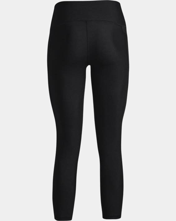 Damen HeatGear® Armour No-Slip Waistband Ankle-Leggings, Black, pdpMainDesktop image number 5